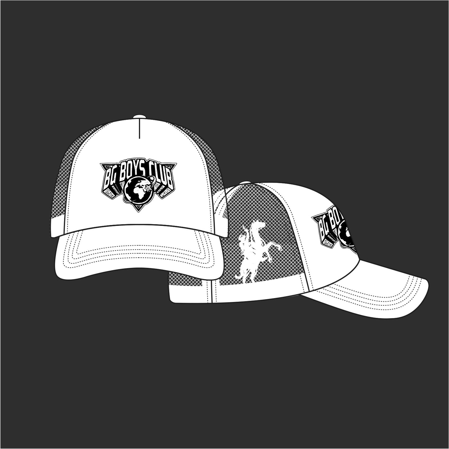 BGBC OG TRUCKER [WHITE]